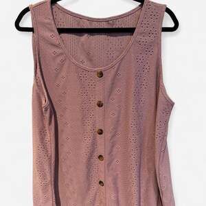 Emery Rose Women's Pink and Purple Blouse